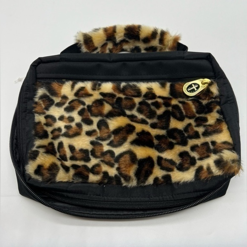 Fashion Bible case, faux animal fur with handle